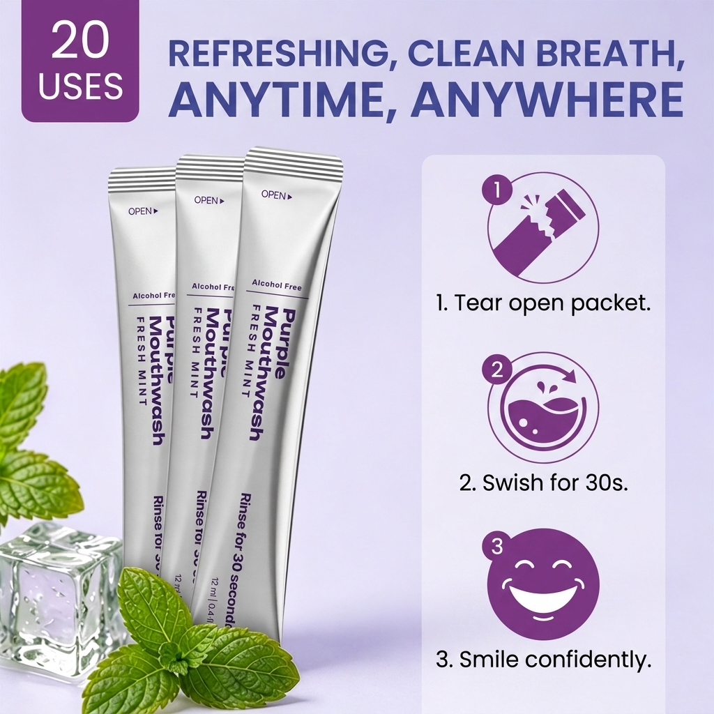 Purely Purple Whitening Rinse